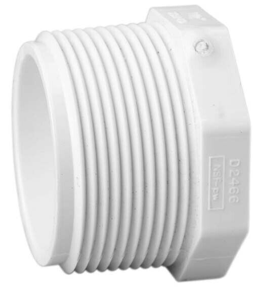 1.5″ Sch 40 PVC Threaded Plug **HUGE BULK DISCOUNTS** (Spears – 450-015)