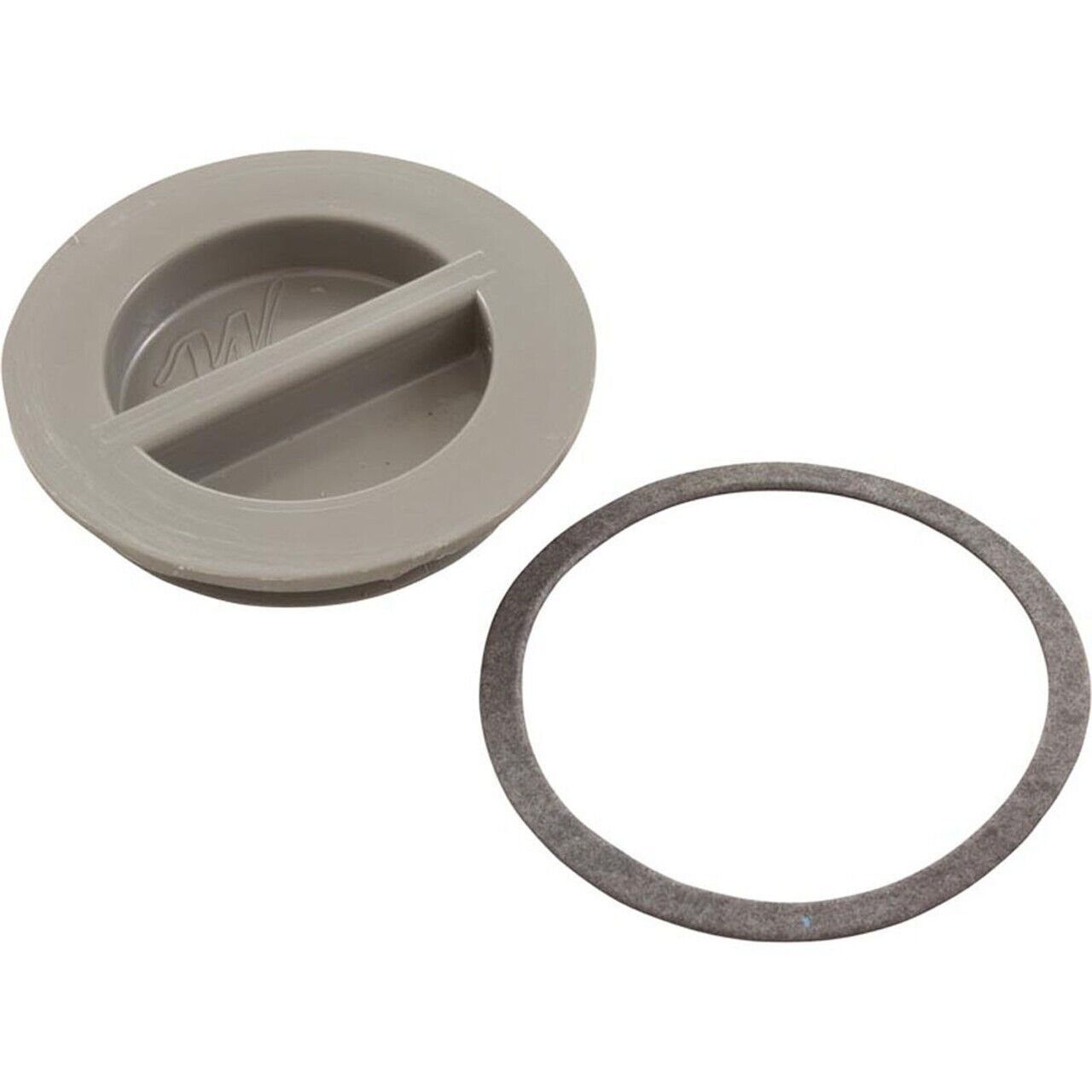 1.5″ BAG FLUSH PLUG W/ GASKET {BAGGED} – GRAY (WATERWAY PLASTICS – 400-4147B)