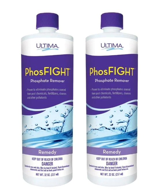 PhosFIGHT – Algaecide & Phosphate Remover, 32 OZ 2-Pack (ULTIMA – 27836A)